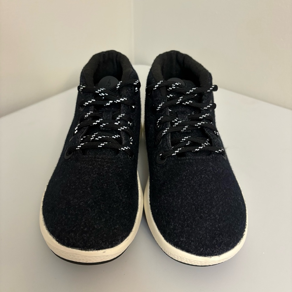 Allbirds Wool Runner Mizzle Women’s Sneakers Size 7 Dark Gray Black and Cream